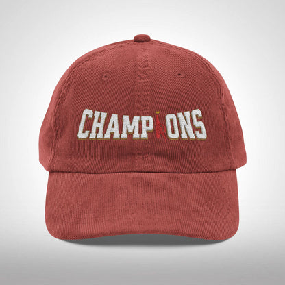 Casquette en velours côtelé et brodé - PL Champions (Arsenal)