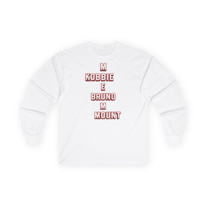 T-Shirt Manches Longues Mixte - Manchester United (Names)