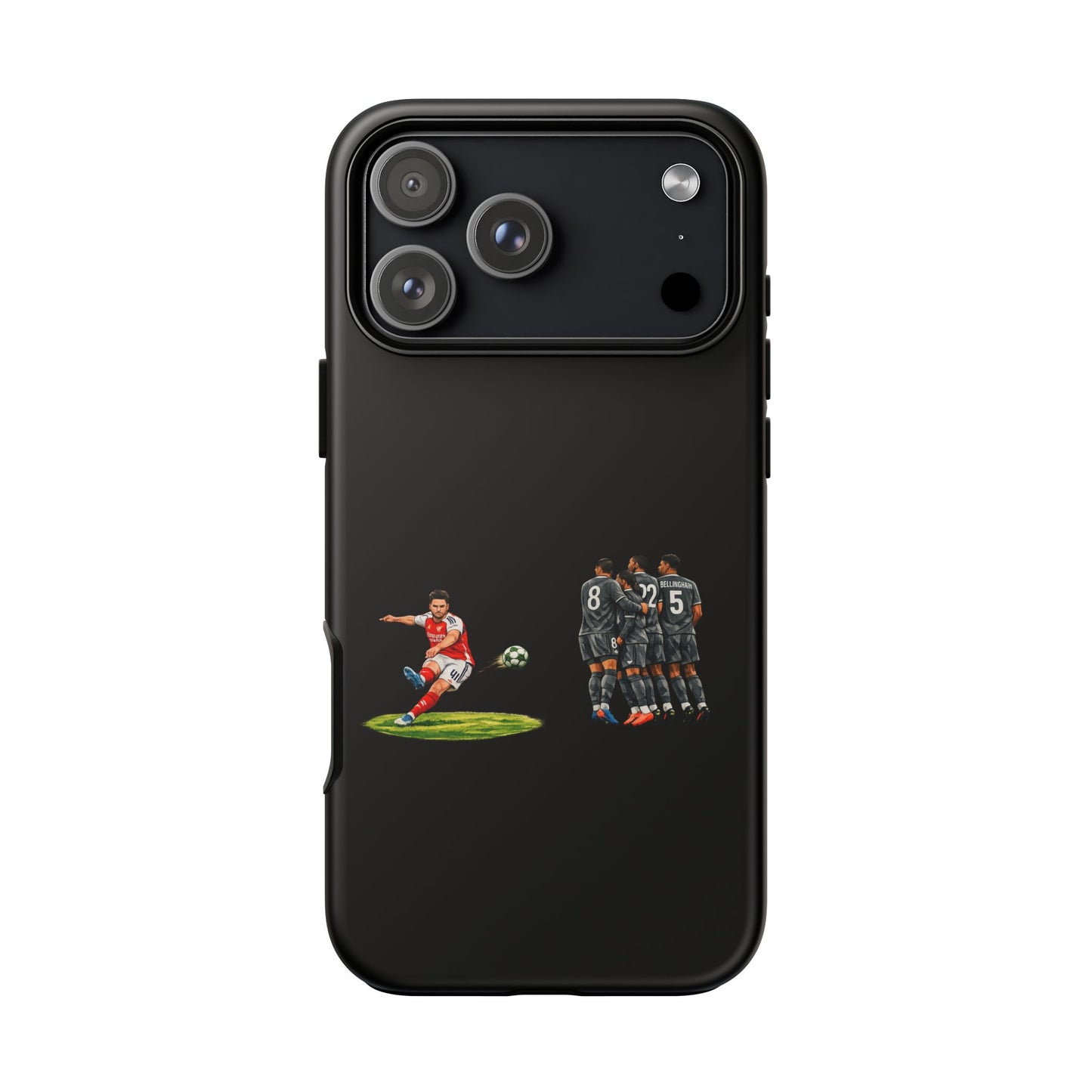 iPhone/Samsung Case - Declan Rice Free Kick (Arsenal phone case)