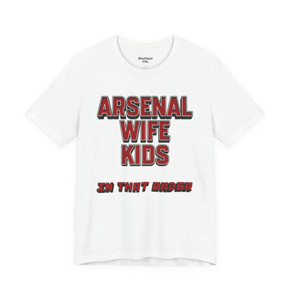 T-Shirt Mixte - In That Order (Arsenal)