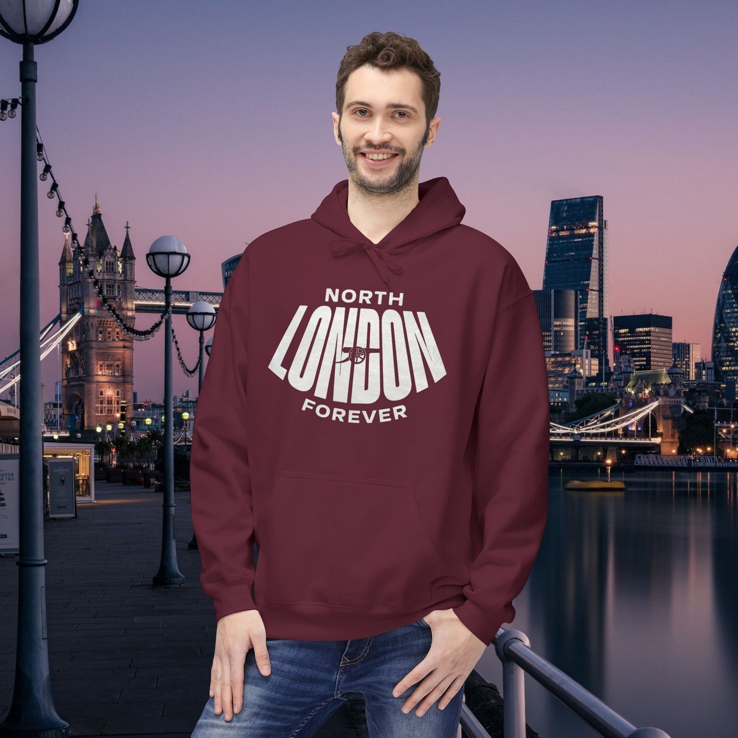 Hoodie Capuche Mixte - North London Forever (Arsenal)