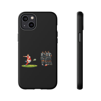 iPhone/Samsung Case - Declan Rice Free Kick (Arsenal phone case)