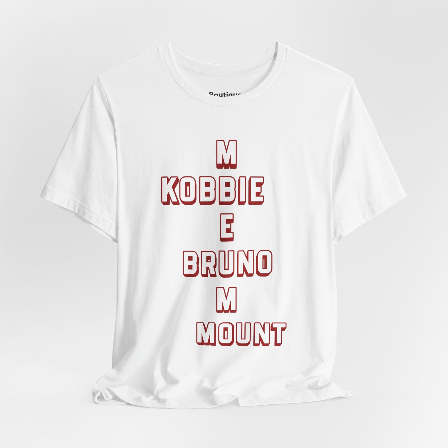 T-Shirt Mixte - Man United (Words, Mots)