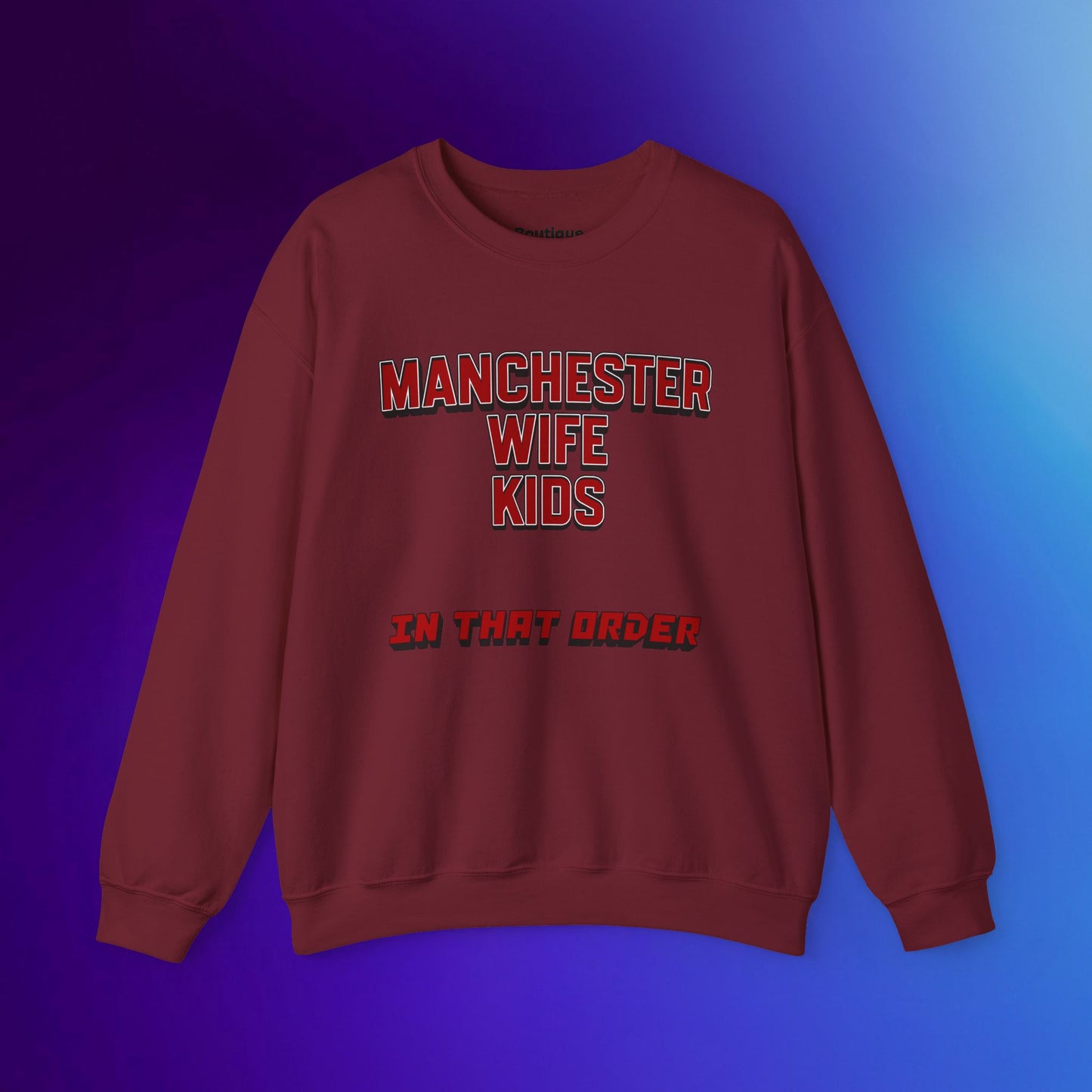 Mixed Sweater - In That Order (Manchester United)
