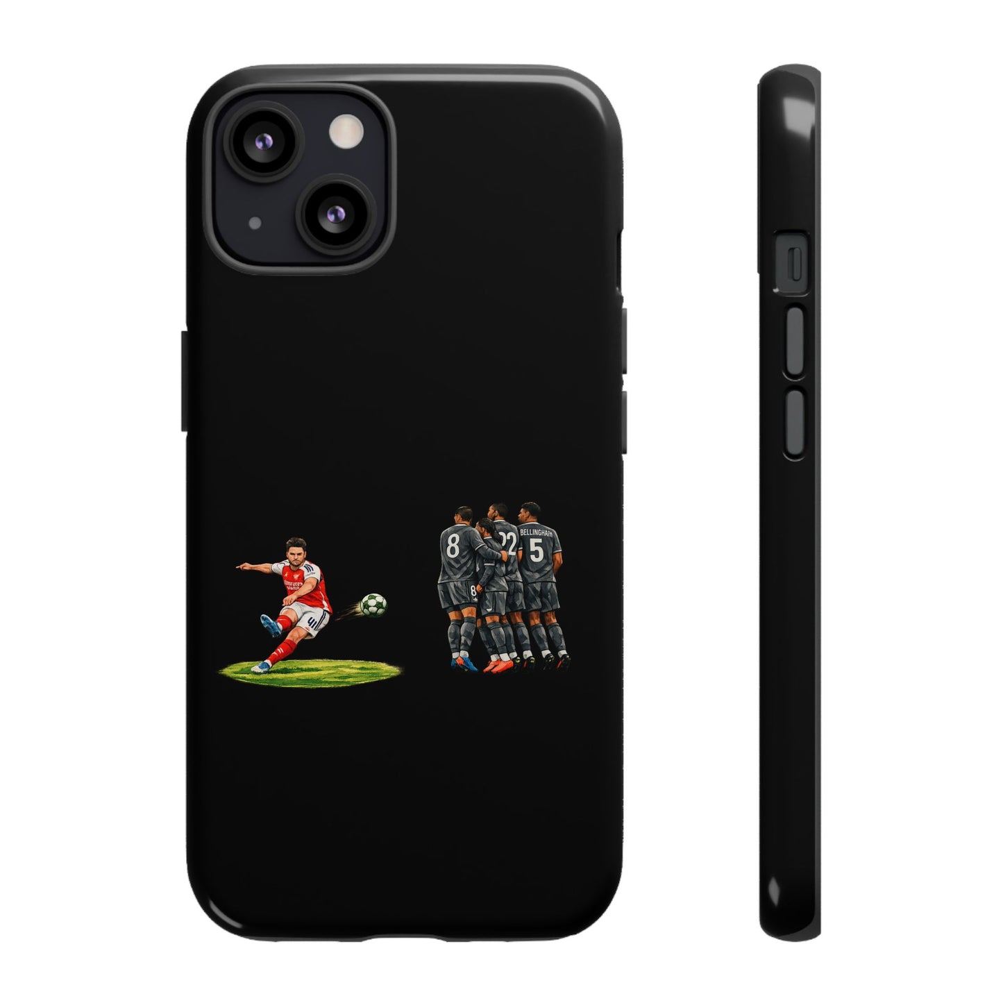 iPhone/Samsung Case - Declan Rice Free Kick (Arsenal phone case)