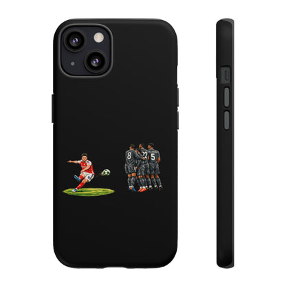 iPhone/Samsung Case - Declan Rice Free Kick (Arsenal phone case)