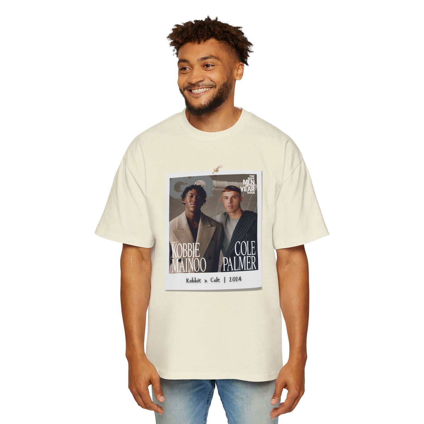 T-Shirt Mixte Oversized - Kobbie Mainoo x Cole Palmer (Manchester United, Chelsea)