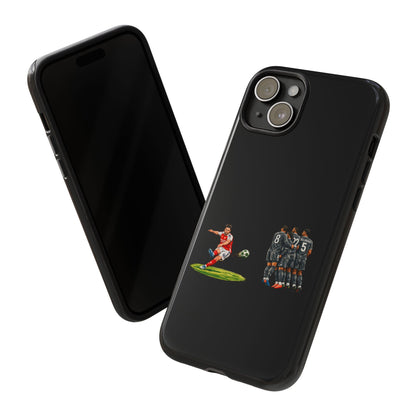 iPhone/Samsung Case - Declan Rice Free Kick (Arsenal phone case)