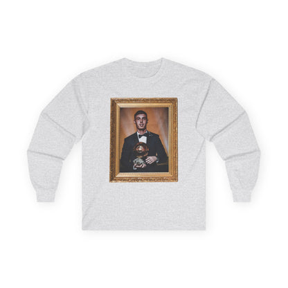 Unisex Long Sleeve T-Shirt - Cole Palmer Ballon d'Or (Chelsea, Gold Frame)
