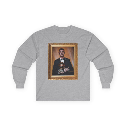 Unisex Long Sleeve T-Shirt - Cole Palmer Ballon d'Or (Chelsea, Gold Frame)