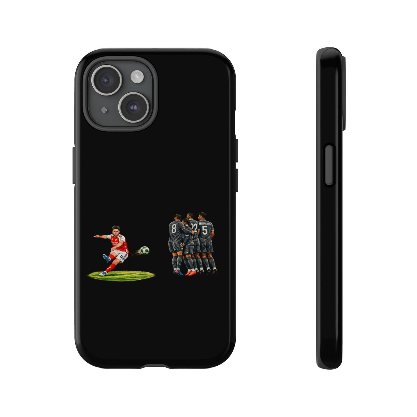 iPhone/Samsung Case - Declan Rice Free Kick (Arsenal phone case)