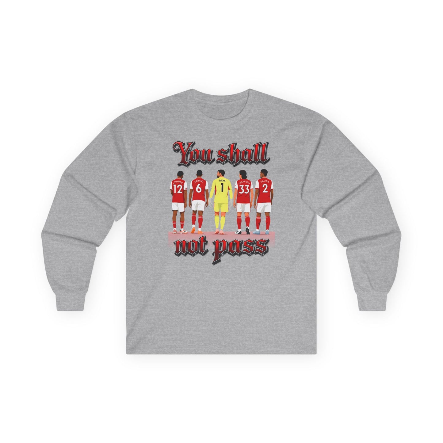 T-Shirt Manches Longues - You Shall Not Pass (Arsenal)