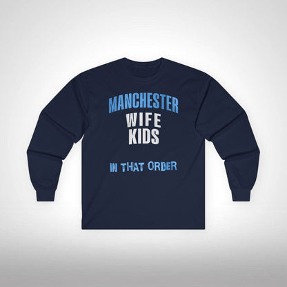 Mixed Long Sleeve T-Shirt - In That Order (Manchester City)