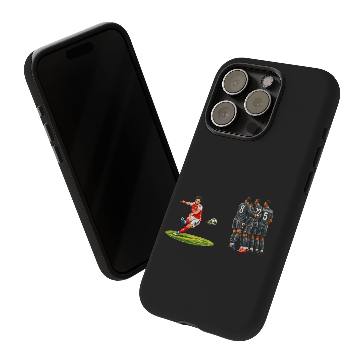 iPhone/Samsung Case - Declan Rice Free Kick (Arsenal phone case)