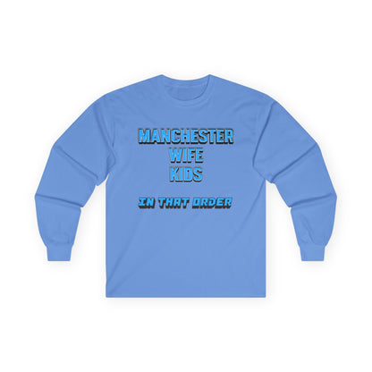 Mixed Long Sleeve T-Shirt - In That Order (Manchester City)