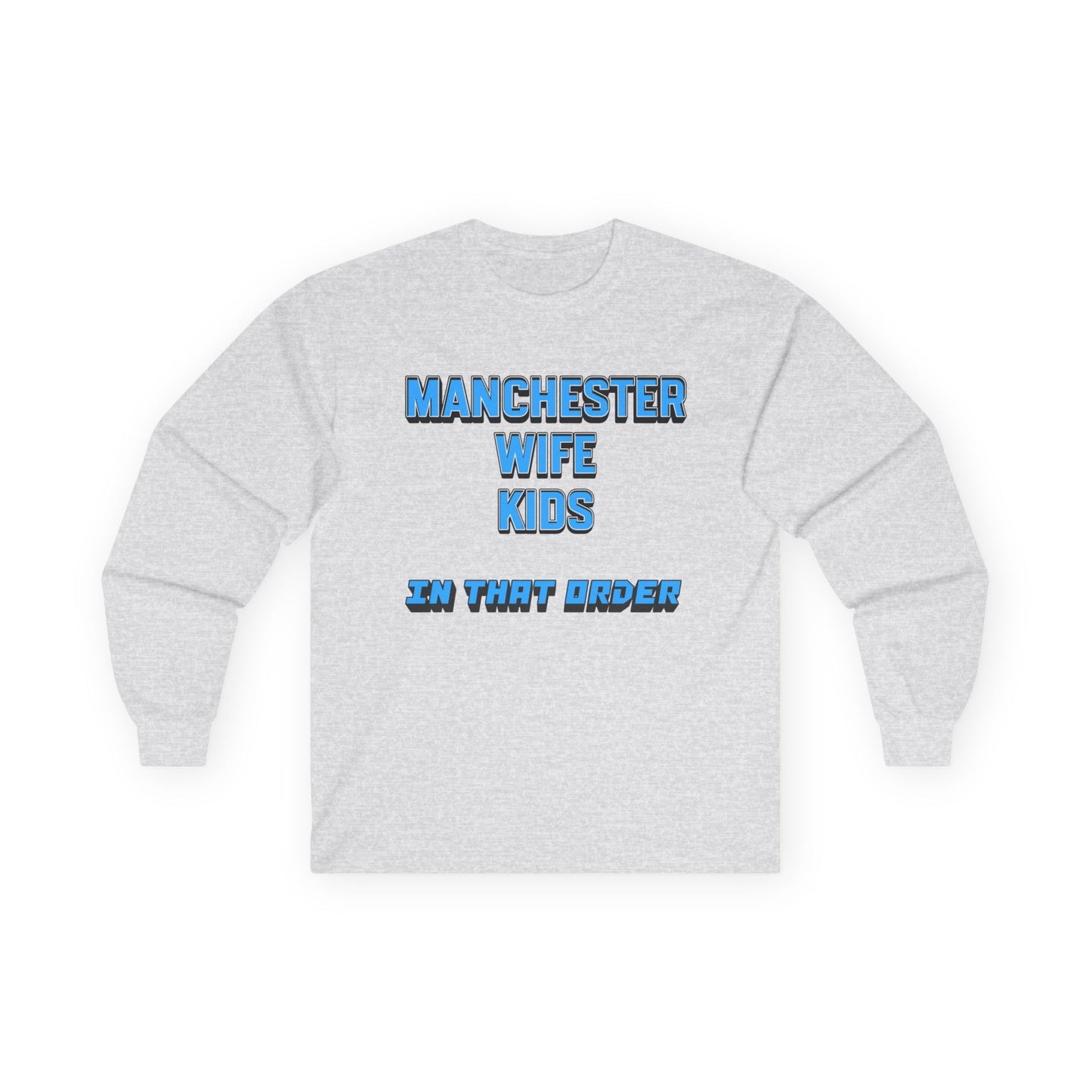 Mixed Long Sleeve T-Shirt - In That Order (Manchester City)