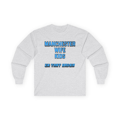 Mixed Long Sleeve T-Shirt - In That Order (Manchester City)