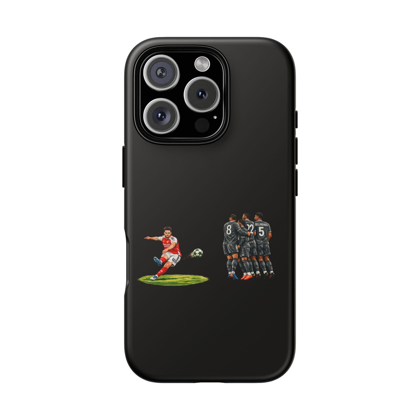 iPhone/Samsung Case - Declan Rice Free Kick (Arsenal phone case)