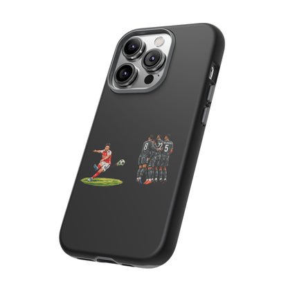 iPhone/Samsung Case - Declan Rice Free Kick (Arsenal phone case)
