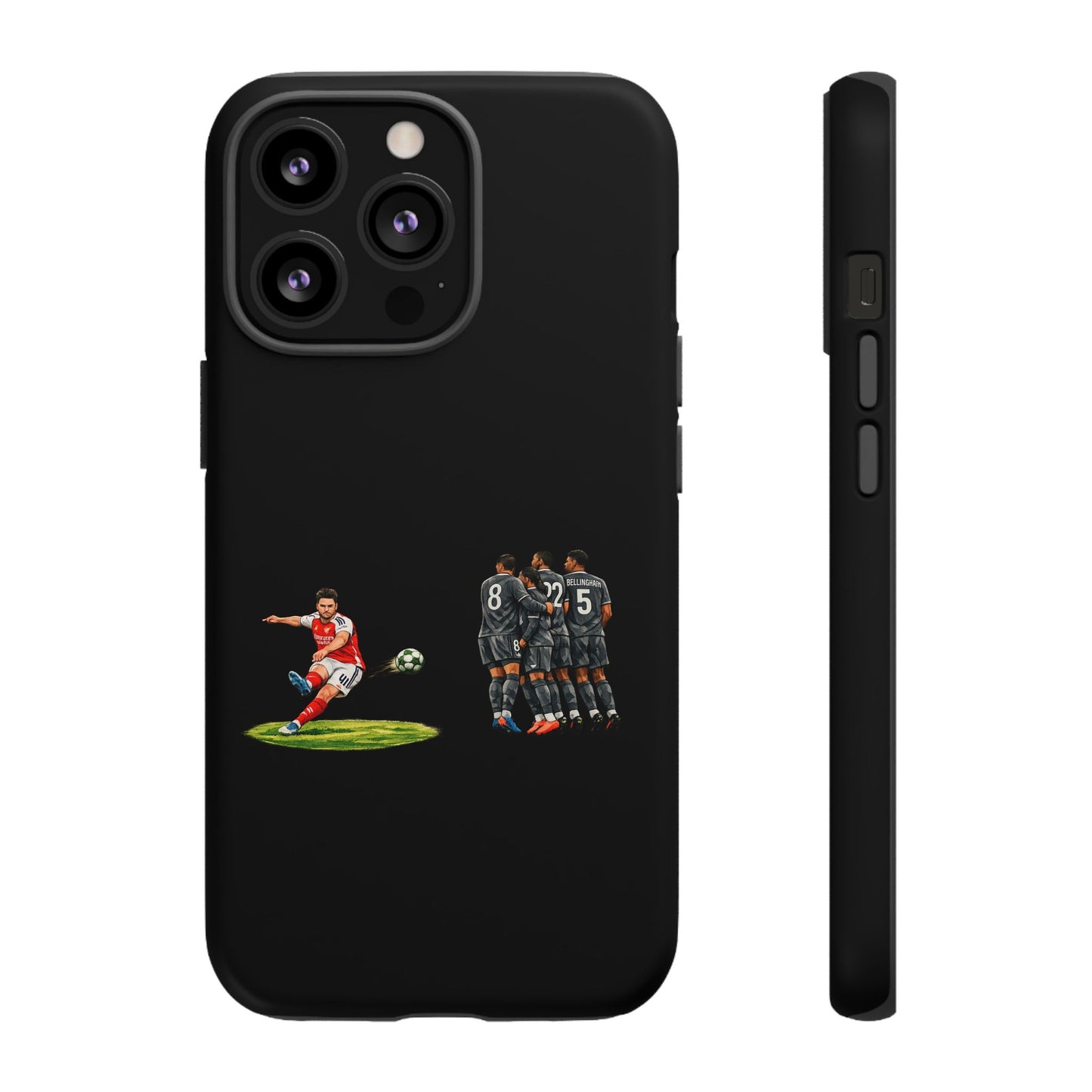 iPhone/Samsung Case - Declan Rice Free Kick (Arsenal phone case)
