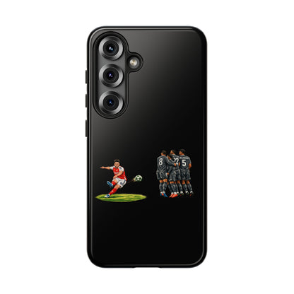 iPhone/Samsung Case - Declan Rice Free Kick (Arsenal phone case)