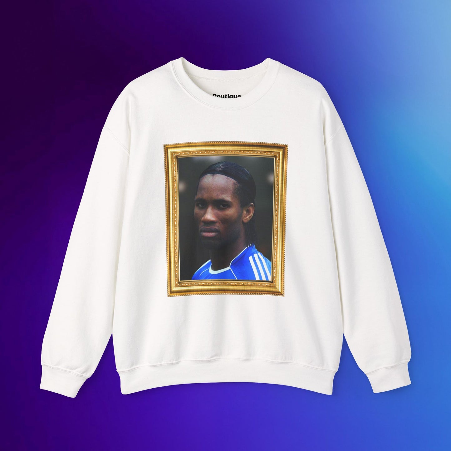 Mixed Sweater - Didier Drogba Chelsea Legend (Gold Frame)