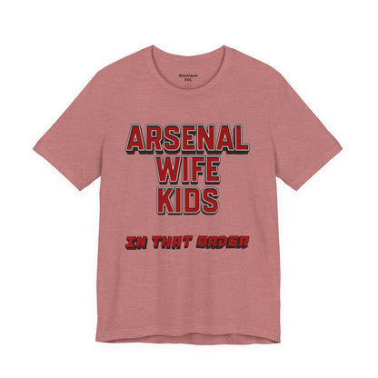 T-Shirt Mixte - In That Order (Arsenal)