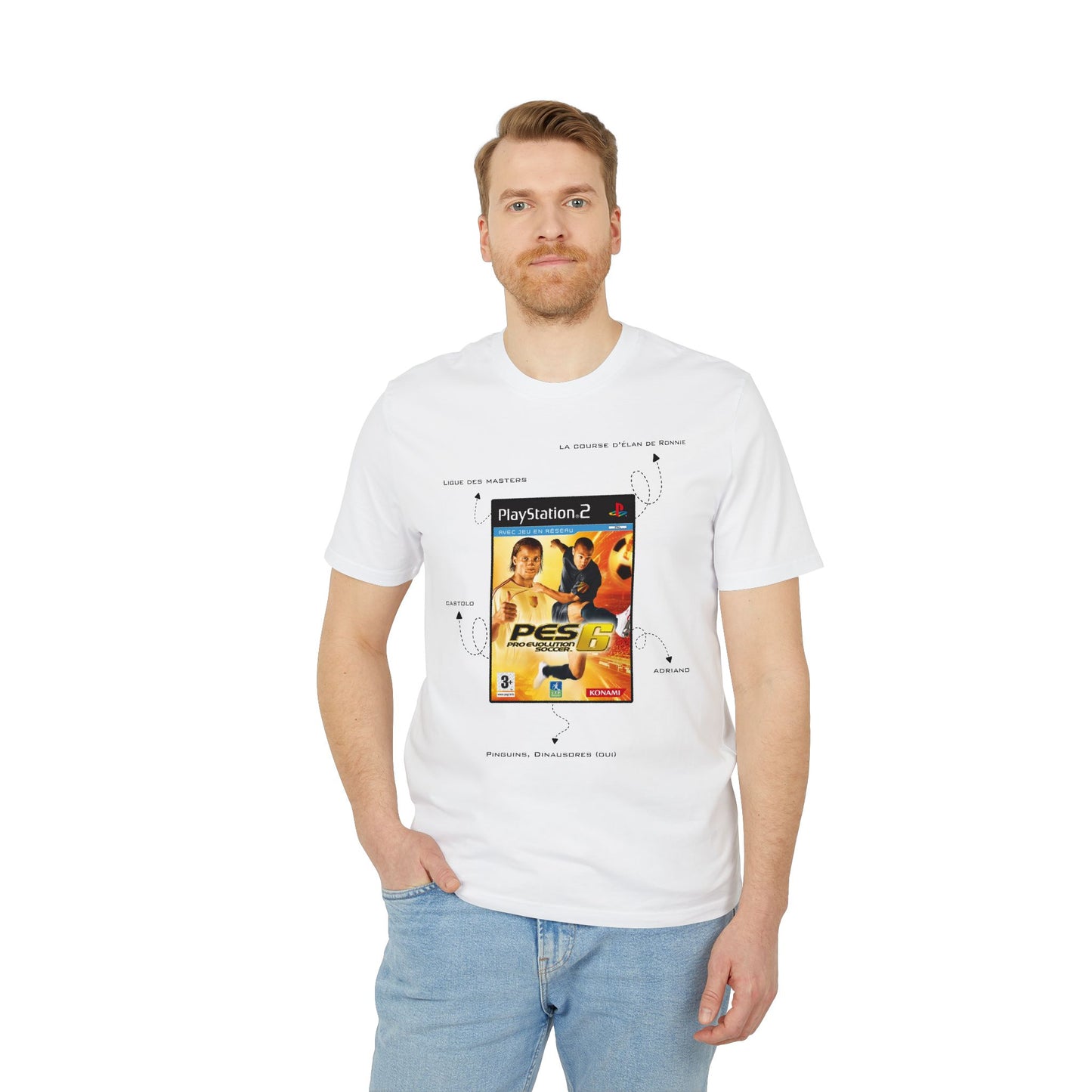 T-Shirt PES 6 avec design au dos - Chelsea Edition