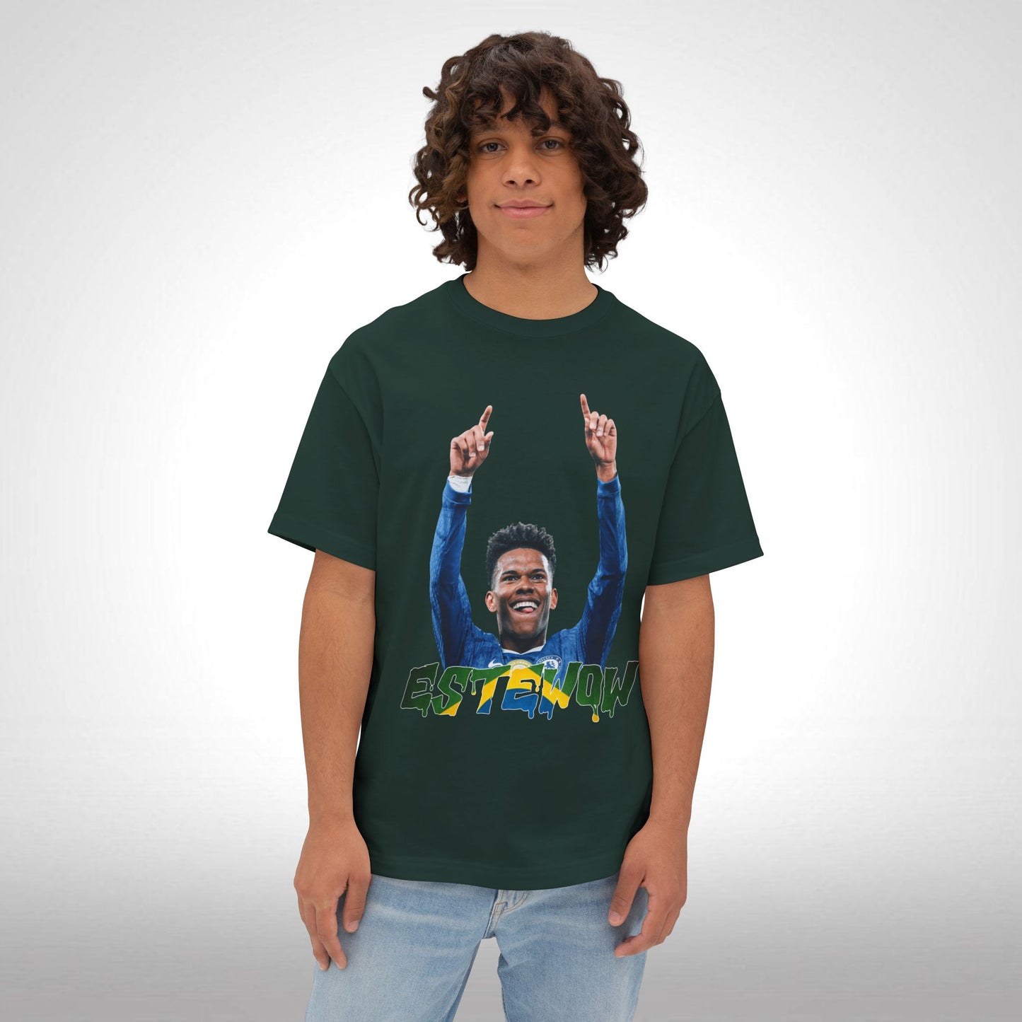 T-Shirt Oversized - Estevao (Chelsea)
