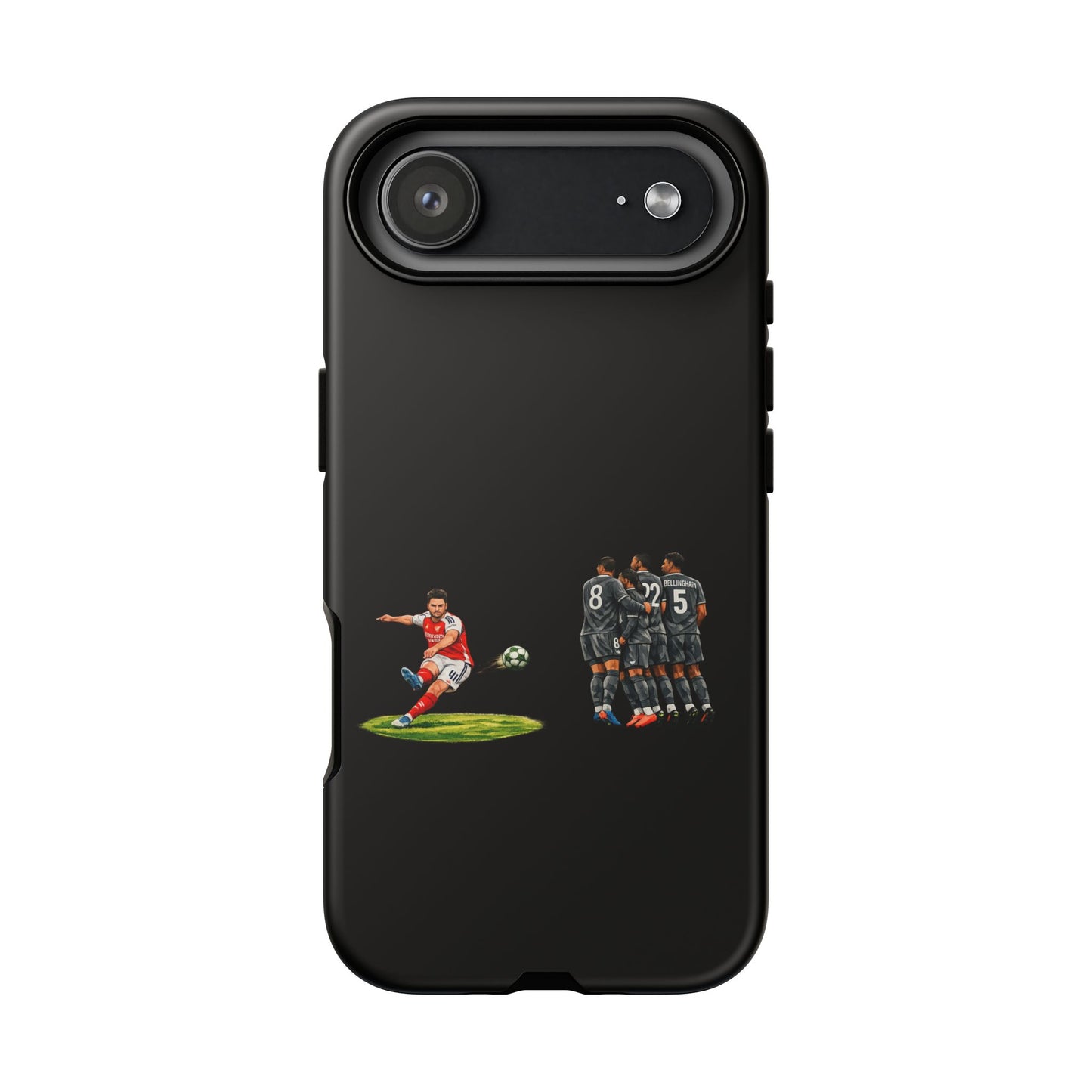 iPhone/Samsung Case - Declan Rice Free Kick (Arsenal phone case)