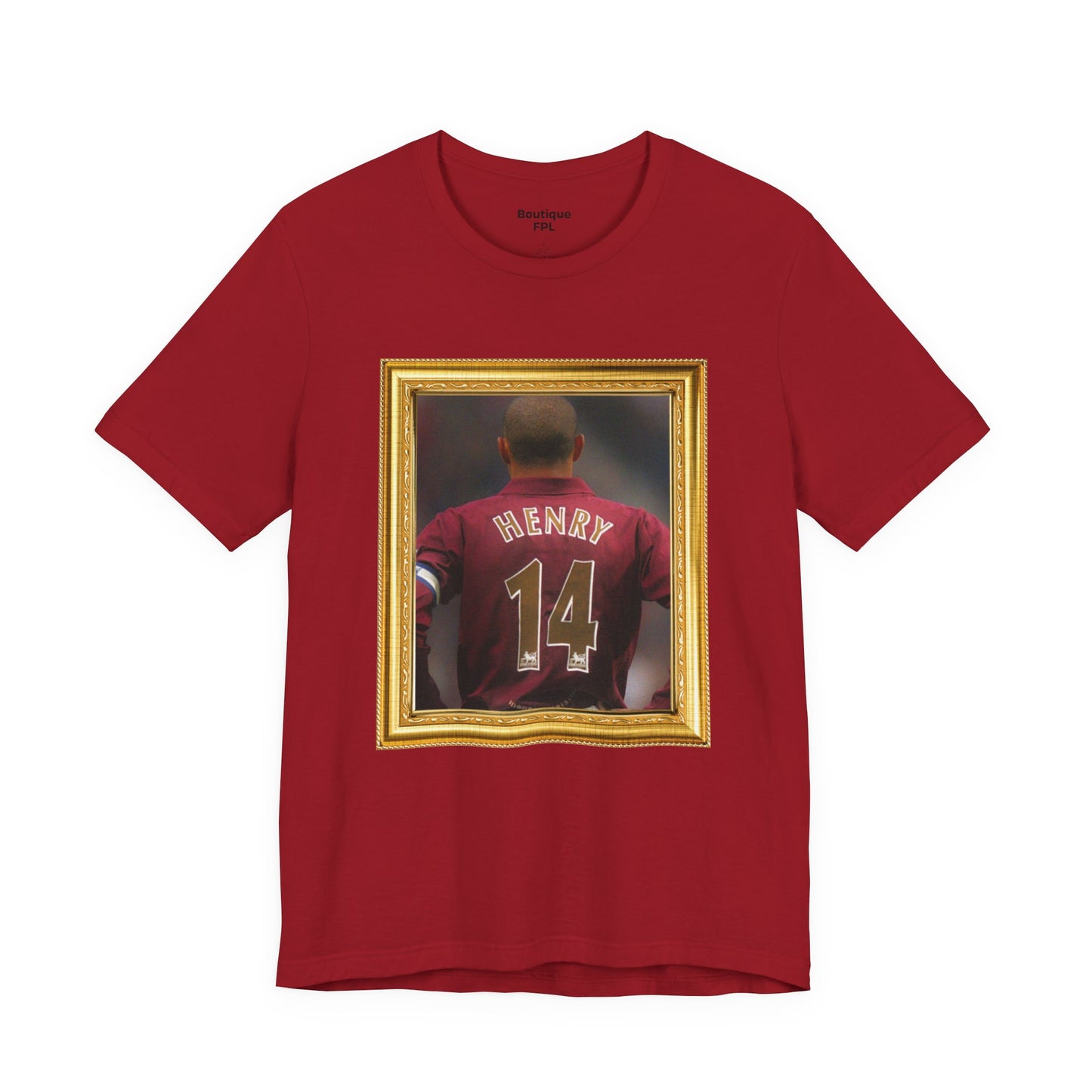 T-Shirt Mixte - Henry Arsenal Legend (Portrait, Gold Frame)