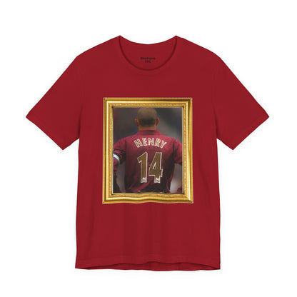 T-Shirt Mixte - Henry Arsenal Legend (Portrait, Gold Frame)