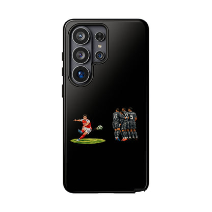 iPhone/Samsung Case - Declan Rice Free Kick (Arsenal phone case)