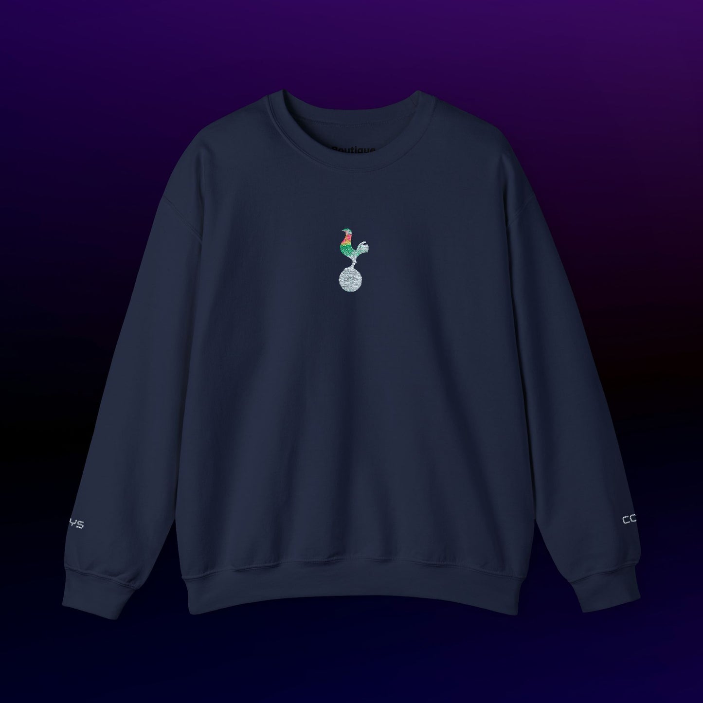 Unisex sweater with embroidered design - Tottenham Hotspur