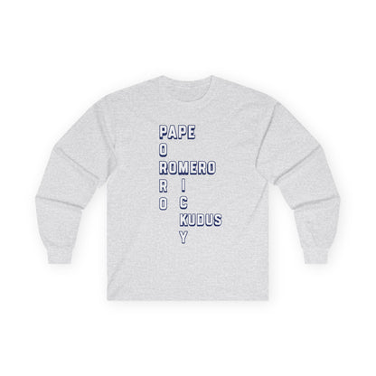 Unisex Long Sleeve T-Shirt - Tottenham (Words)
