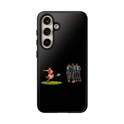 iPhone/Samsung Case - Declan Rice Free Kick (Arsenal phone case)