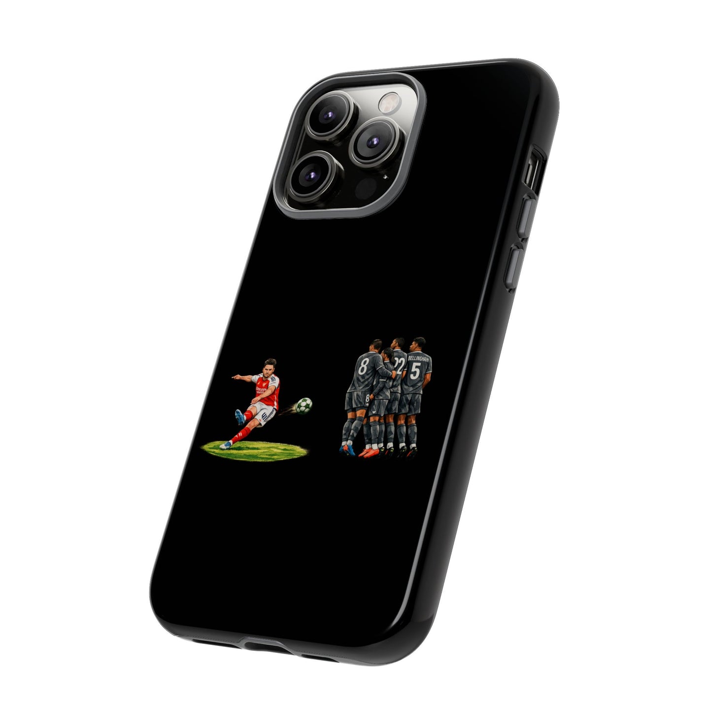 iPhone/Samsung Case - Declan Rice Free Kick (Arsenal phone case)