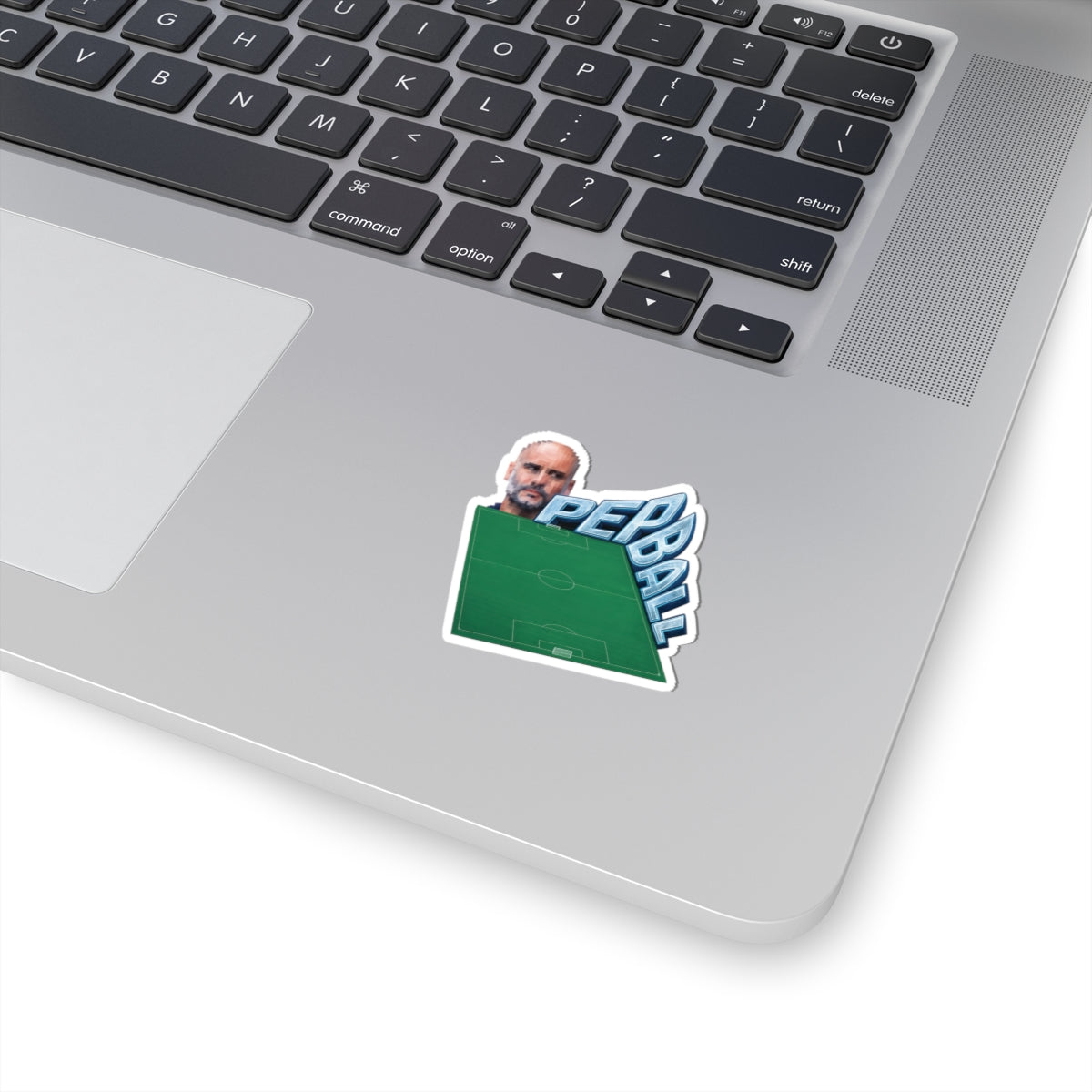 Football Sticker — "Pep Ball" Guardiola (Manchester City)