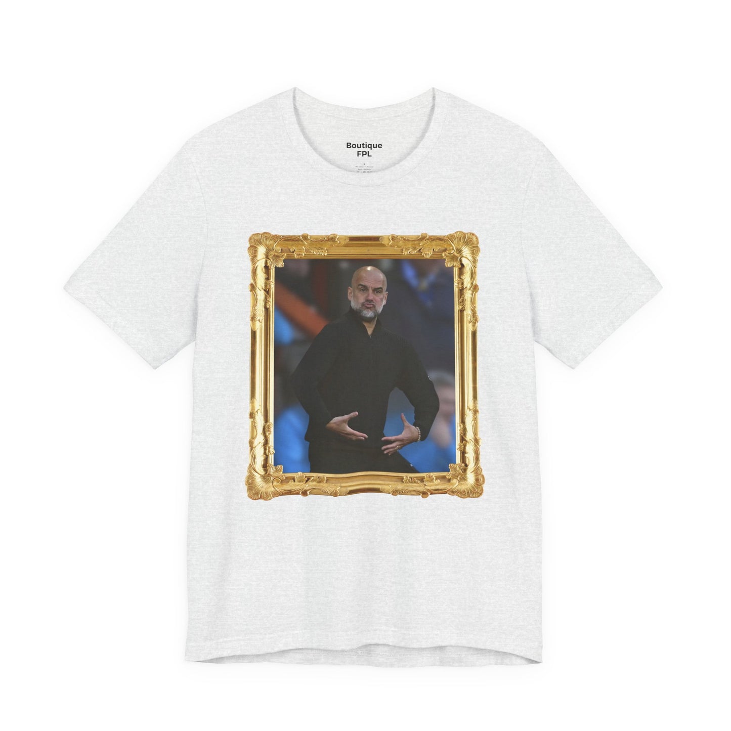Mixed T-Shirt - Pep Guardiola "Balls" (Gold frame)