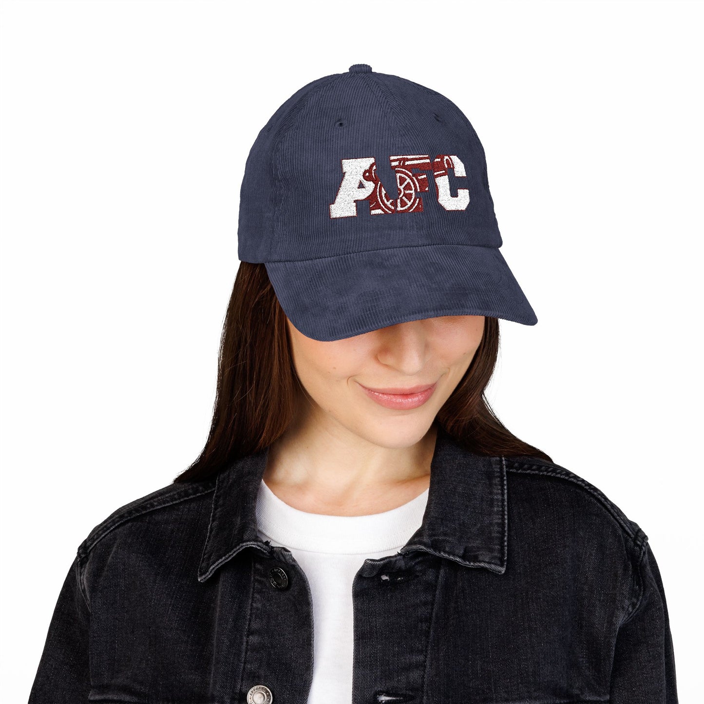 Corduroy cap with embroidery - 'AFC' Arsenal