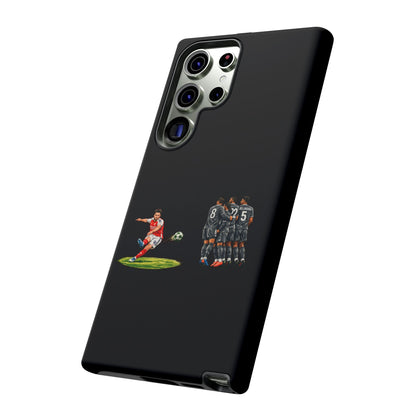 iPhone/Samsung Case - Declan Rice Free Kick (Arsenal phone case)
