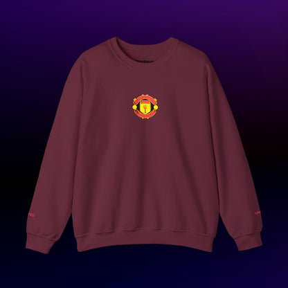 Unisex sweater with embroidered design - Man United