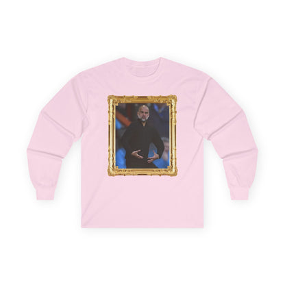 T-Shirt Manches Longues Mixte - Pep Guardiola Balls Manchester City (Gold Frame)