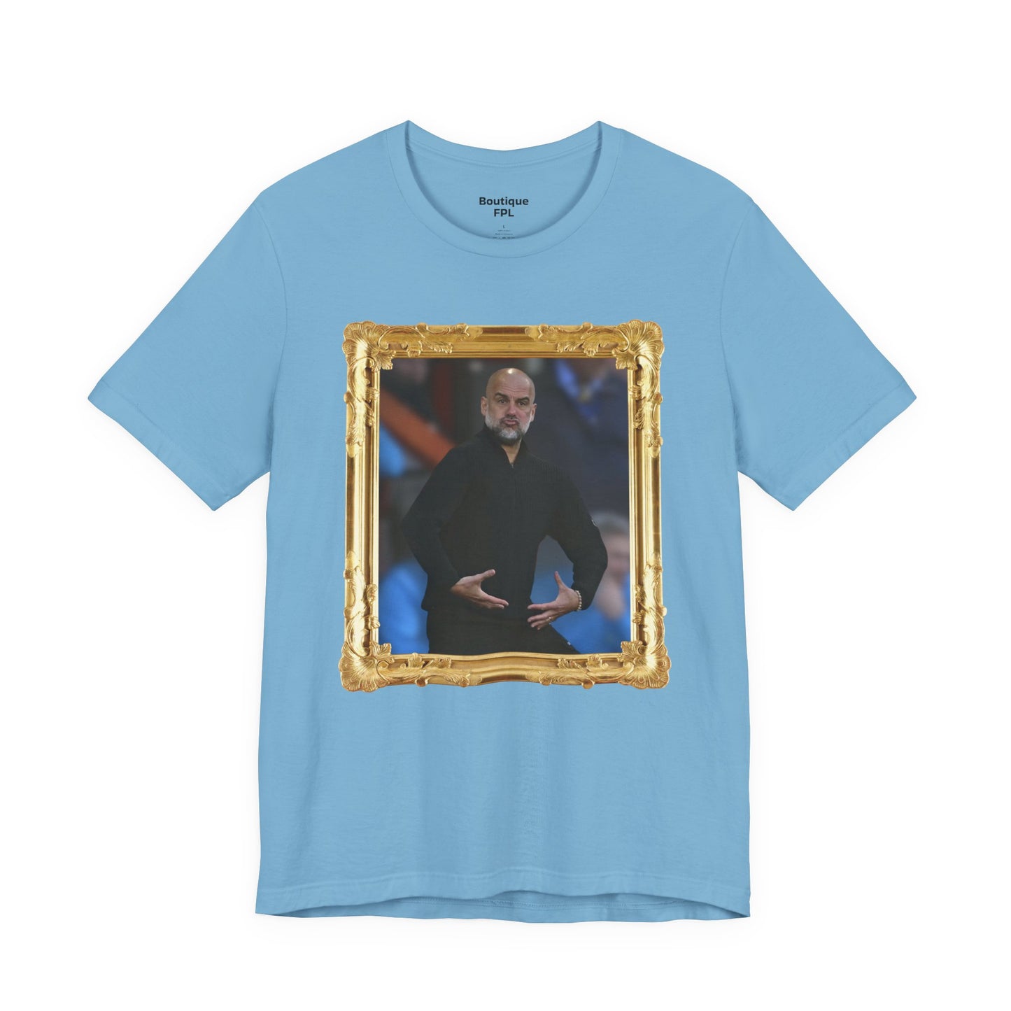 Mixed T-Shirt - Pep Guardiola "Balls" (Gold frame)