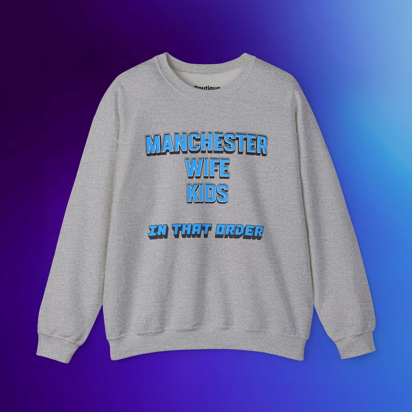 Mixed Sweater - In That Order (Manchester City)