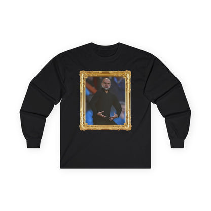 T-Shirt Manches Longues Mixte - Pep Guardiola Balls Manchester City (Gold Frame)