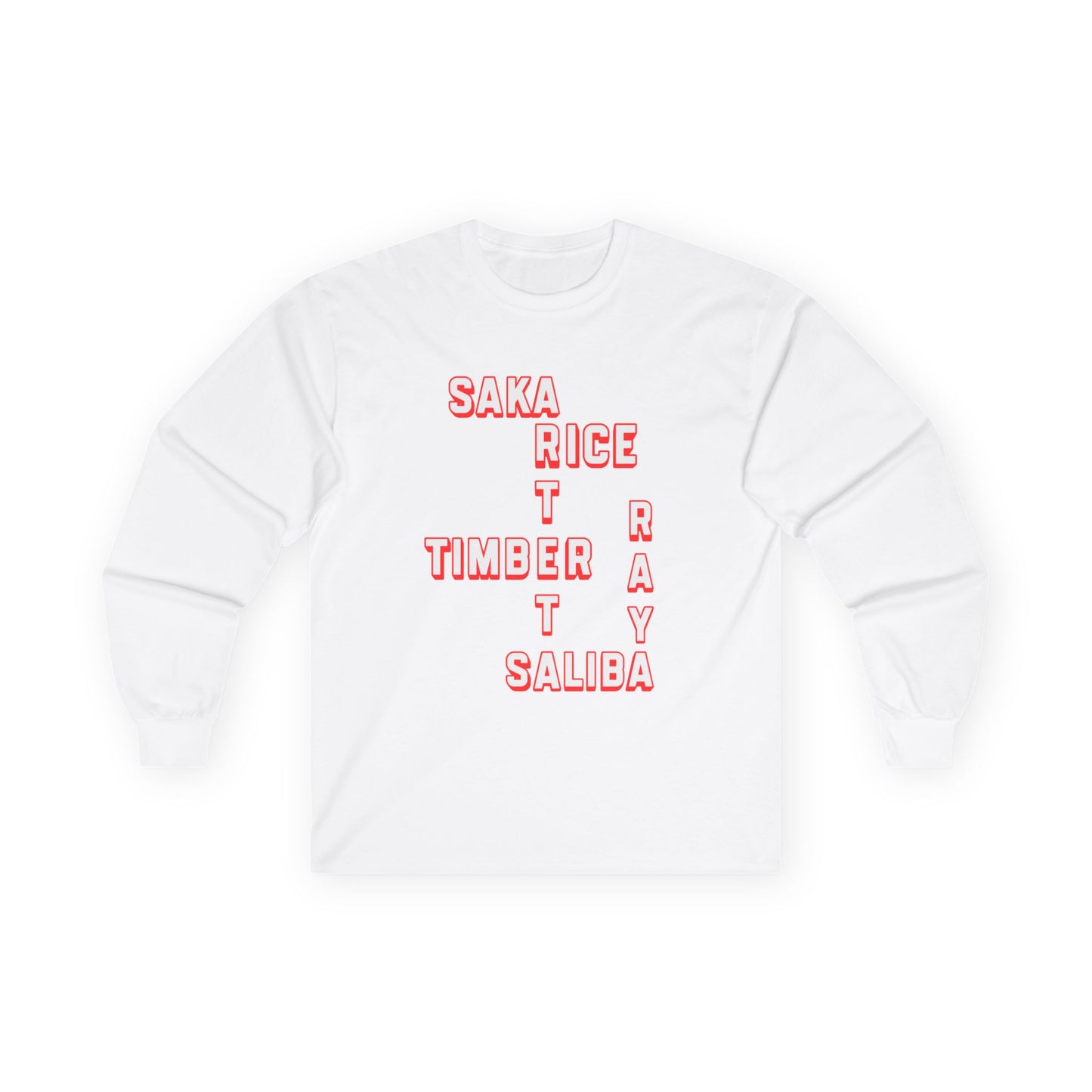 Unisex Long Sleeve T-Shirt - Arsenal (Words, Mots)