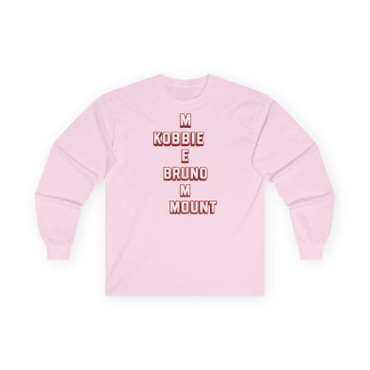 T-Shirt Manches Longues Mixte - Manchester United (Names)