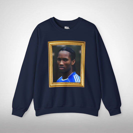 Mixed Sweater - Didier Drogba Legend (Chelsea, Gold Frame)