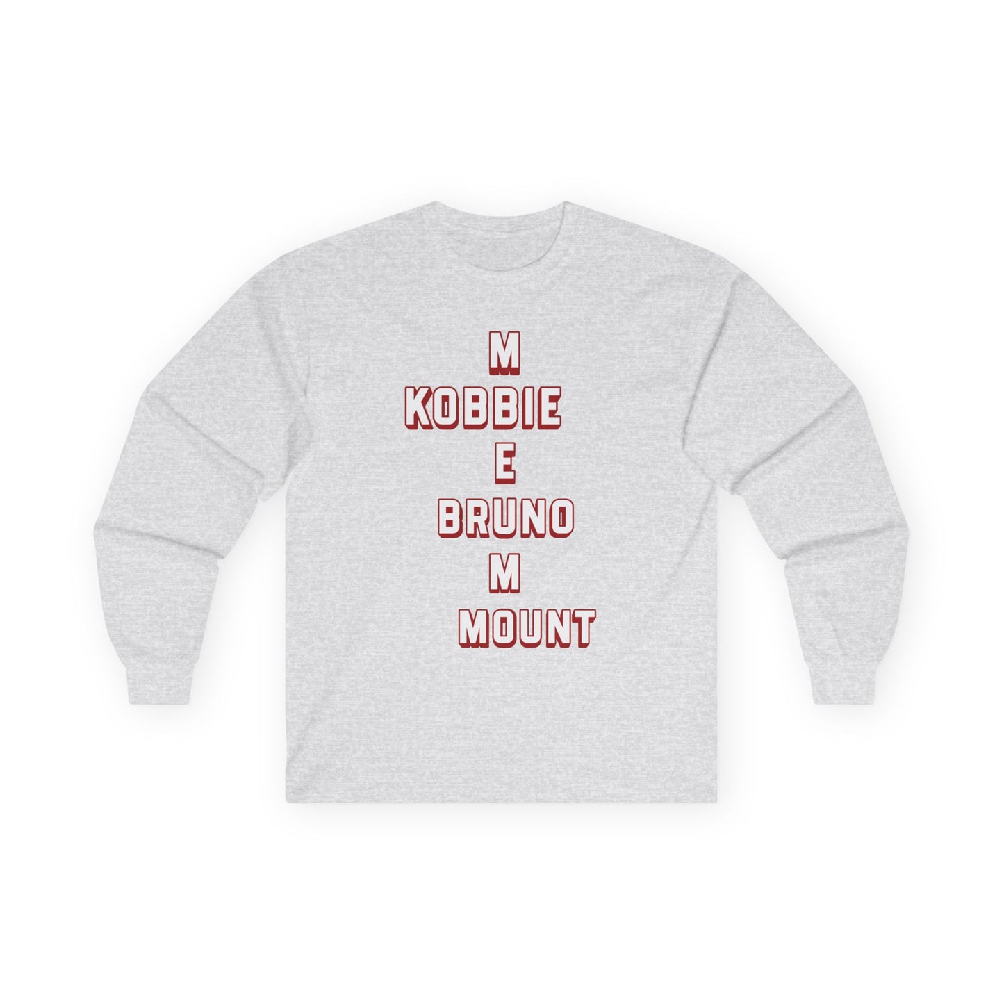 Unisex Long Sleeve T-Shirt - Manchester United (Words, Mots)